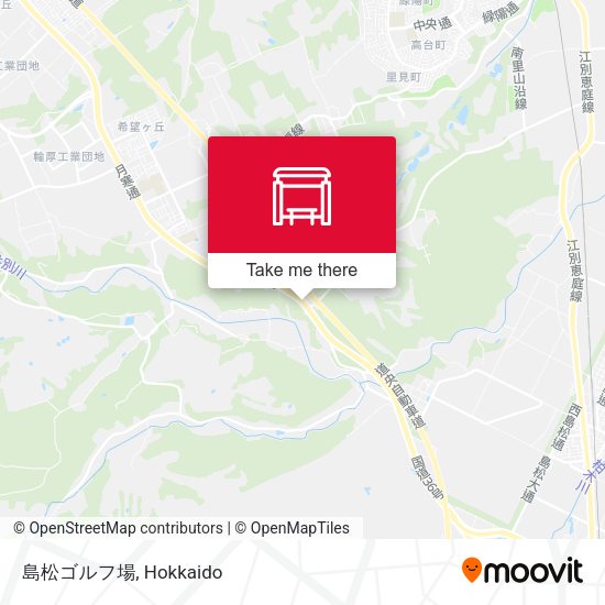 島松ゴルフ場 map
