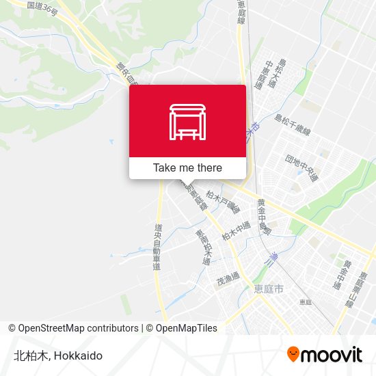 北柏木 map