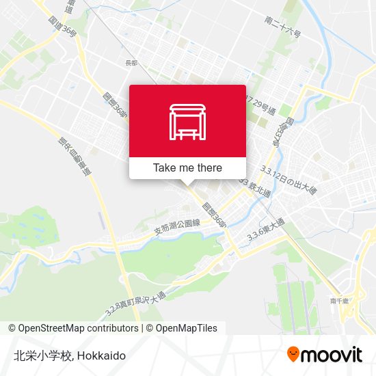 北栄小学校 map