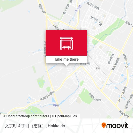 文京町４丁目（恵庭） map