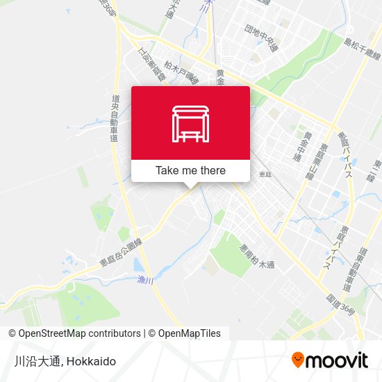 川沿大通 map