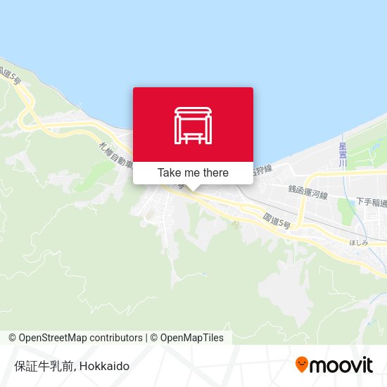 保証牛乳前 map