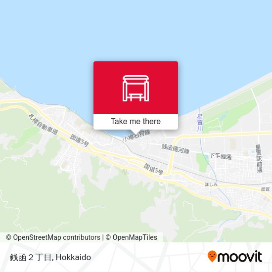 銭函２丁目 map