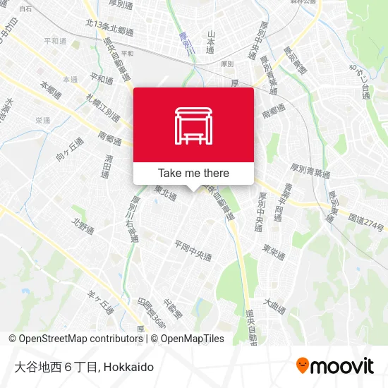 大谷地西６丁目 map