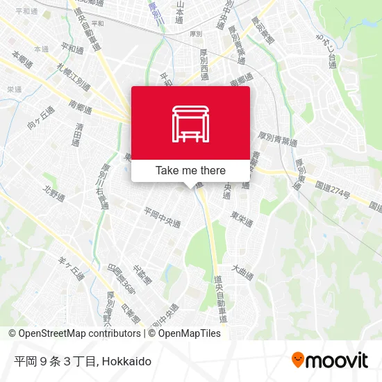 平岡９条３丁目 map