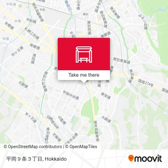 平岡９条３丁目 map