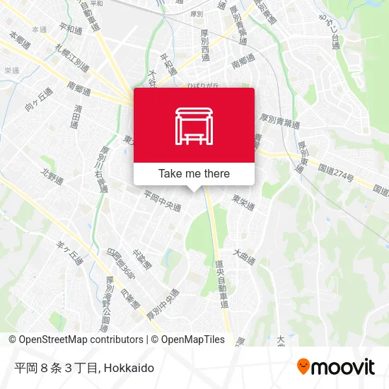 平岡８条３丁目 map
