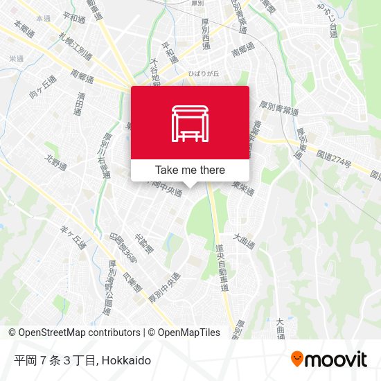 平岡７条３丁目 map