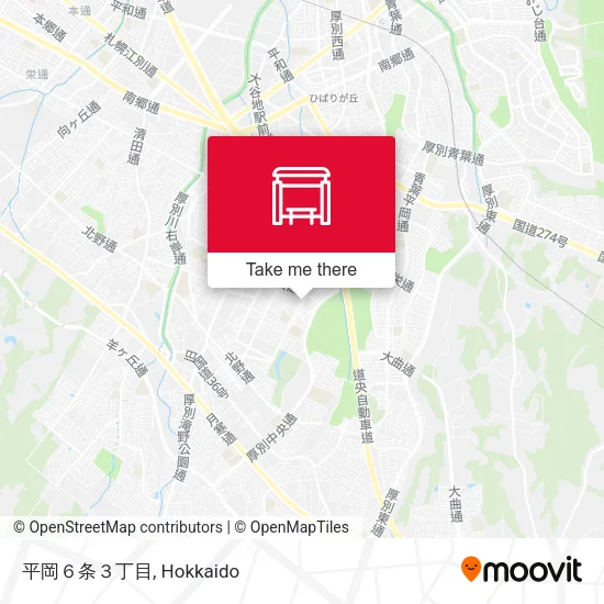 平岡６条３丁目 map