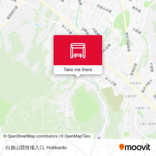 白旗山競技場入口 map