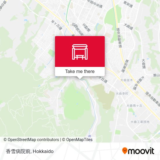 香雪病院前 map
