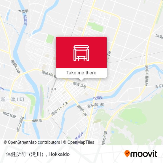 保健所前（滝川） map