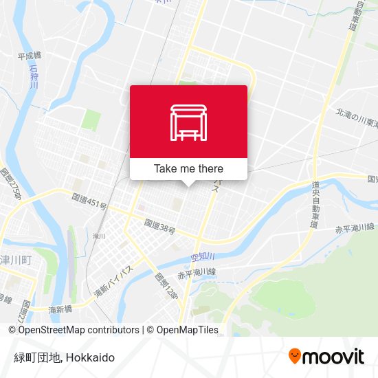 緑町団地 map