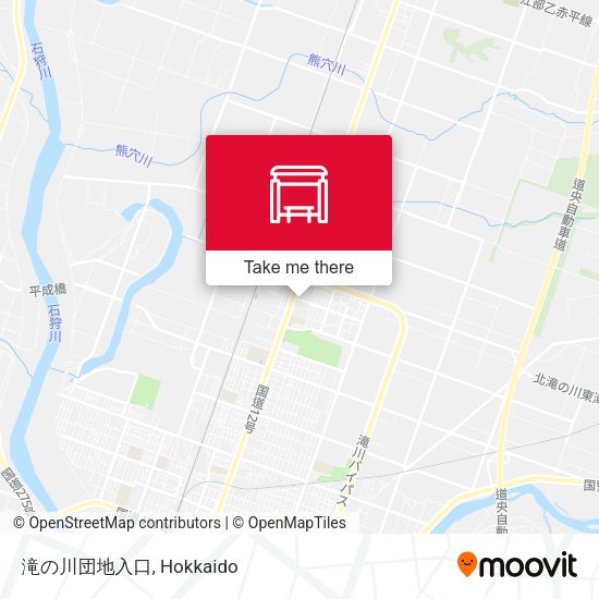 滝の川団地入口 map