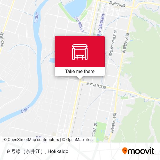 ９号線（奈井江） map