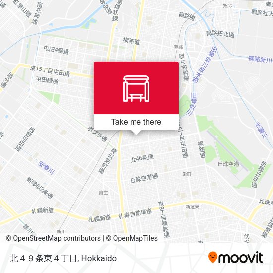 北４９条東４丁目 map