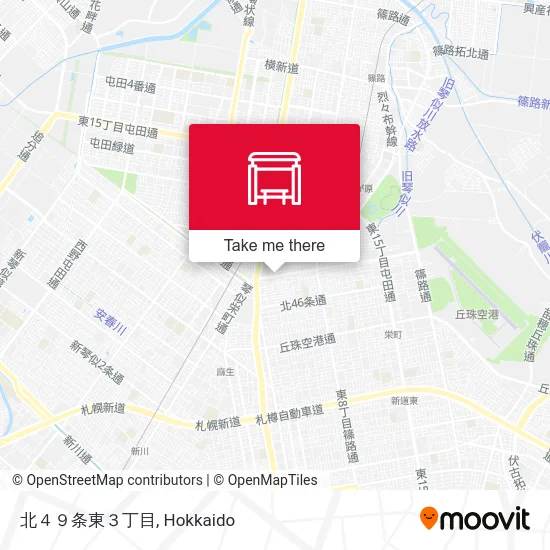 北４９条東３丁目 map