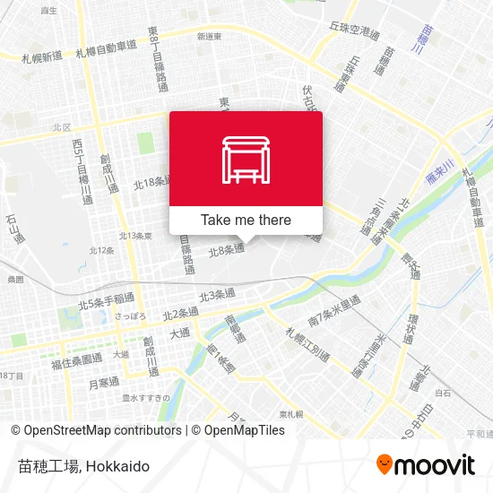 苗穂工場 map