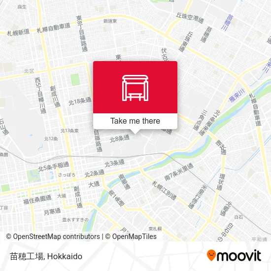 苗穂工場 map