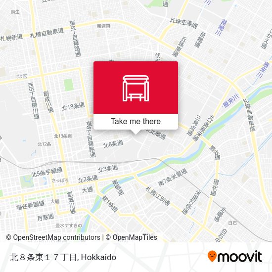 北８条東１７丁目 map