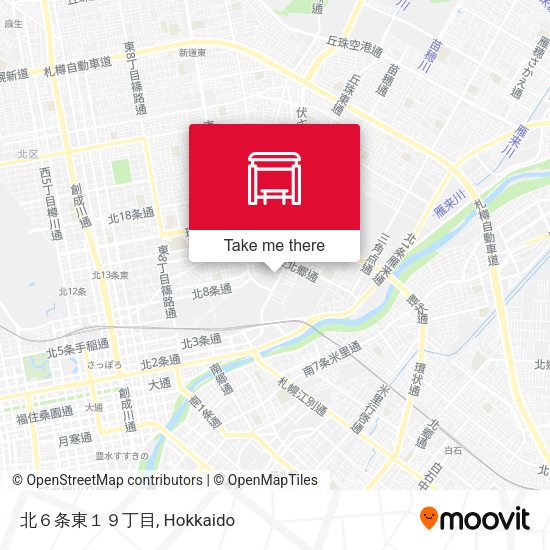北６条東１９丁目 map