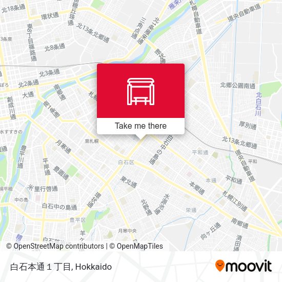 白石本通１丁目 map