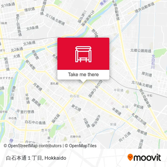 白石本通１丁目 map