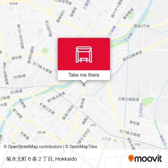 菊水元町６条２丁目 map