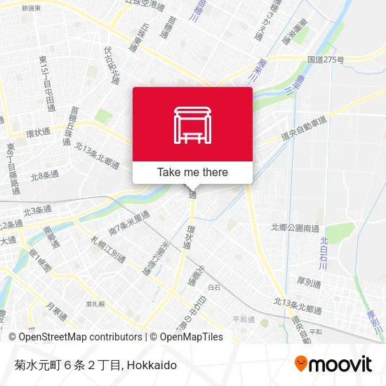 菊水元町６条２丁目 map