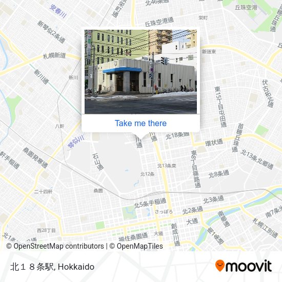 北１８条駅 map