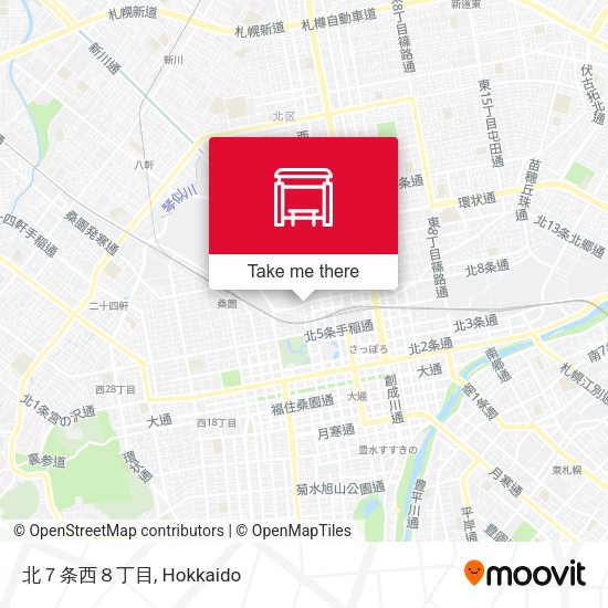 北７条西８丁目 map