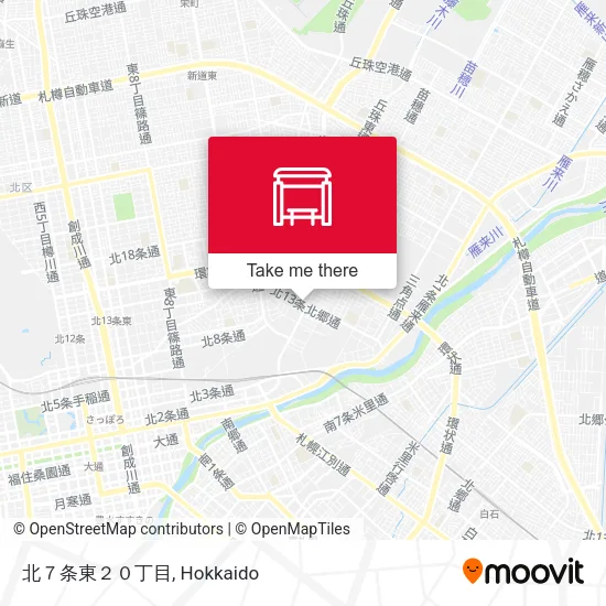 北７条東２０丁目 map