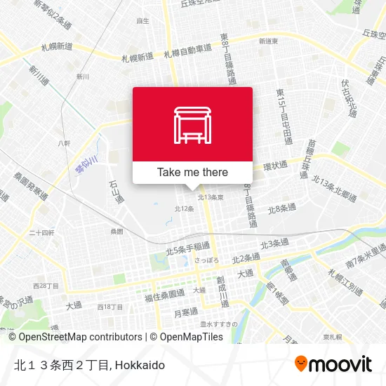 北１３条西２丁目 map