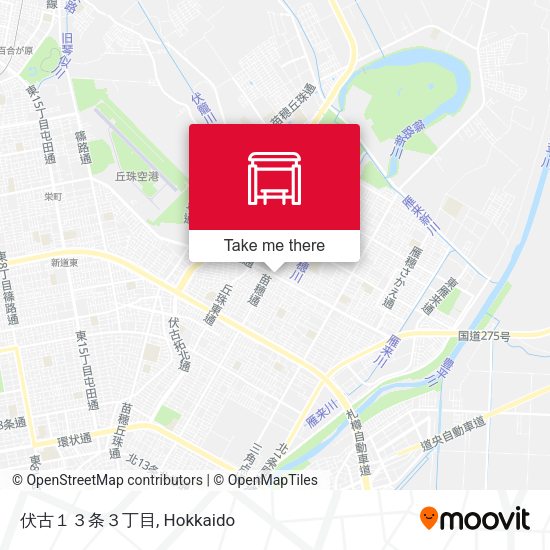 伏古１３条３丁目 map