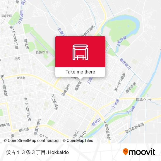 伏古１３条３丁目 map