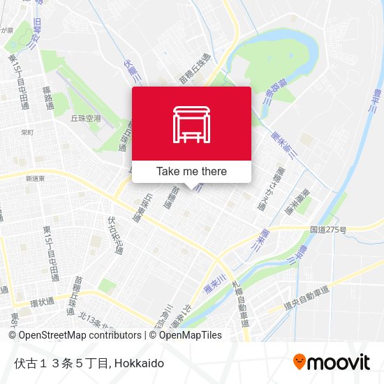 伏古１３条５丁目 map