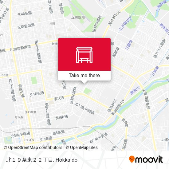 北１９条東２２丁目 map