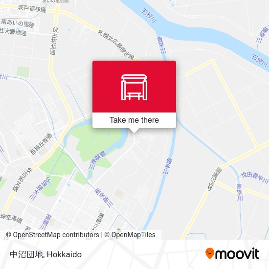 中沼団地 map