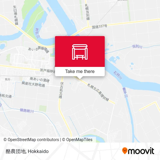 酪農団地 map