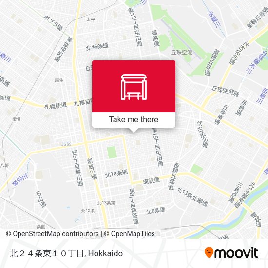 北２４条東１０丁目 map