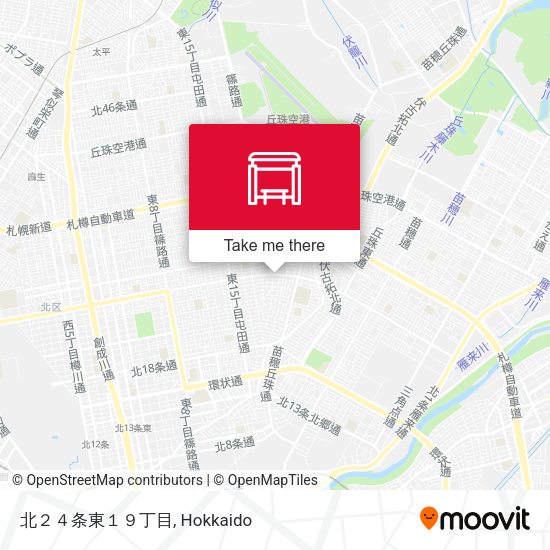 北２４条東１９丁目 map