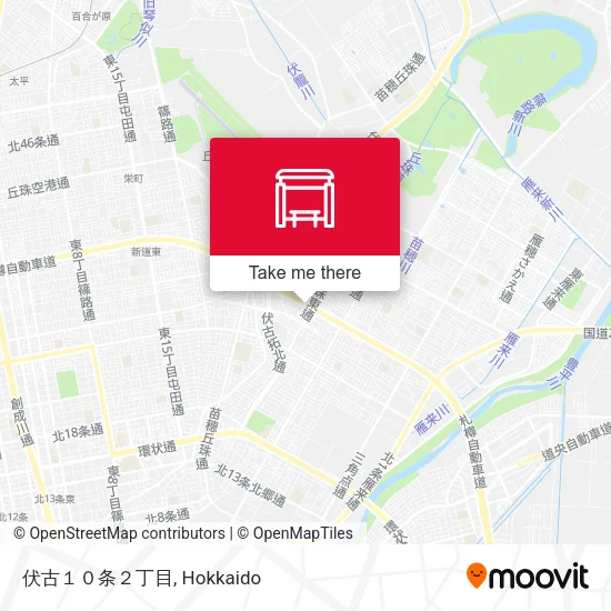 伏古１０条２丁目 map