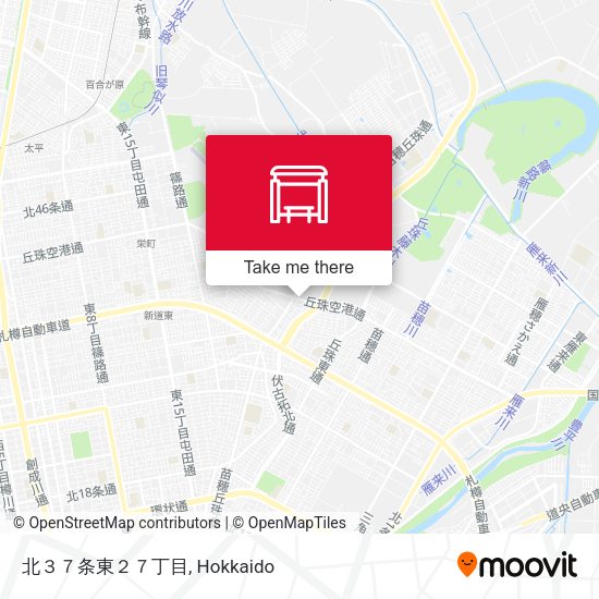 北３７条東２７丁目 map