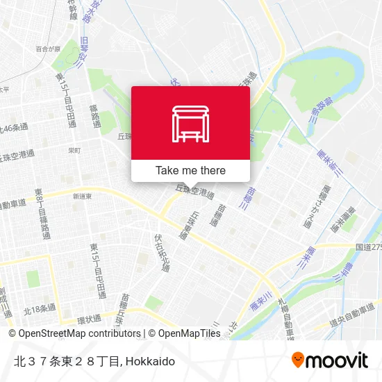 北３７条東２８丁目 map
