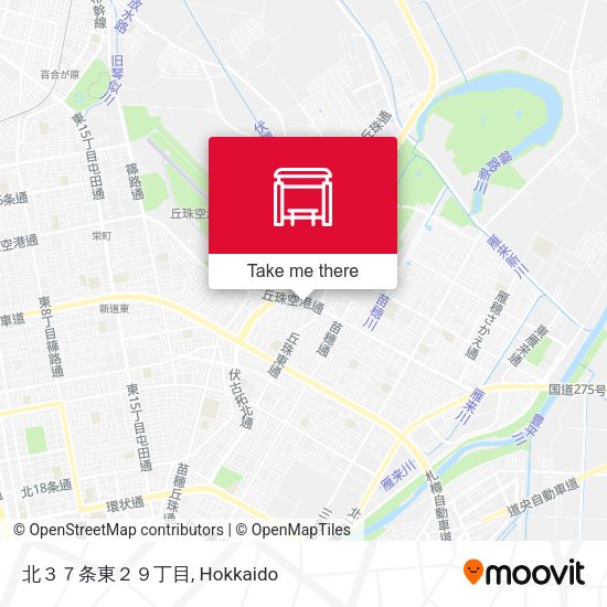 北３７条東２９丁目 map