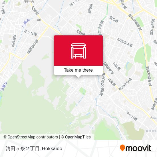 清田５条２丁目 map