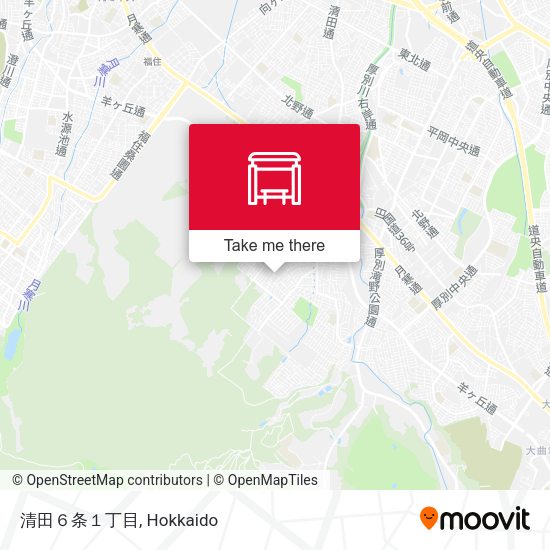 清田６条１丁目 map