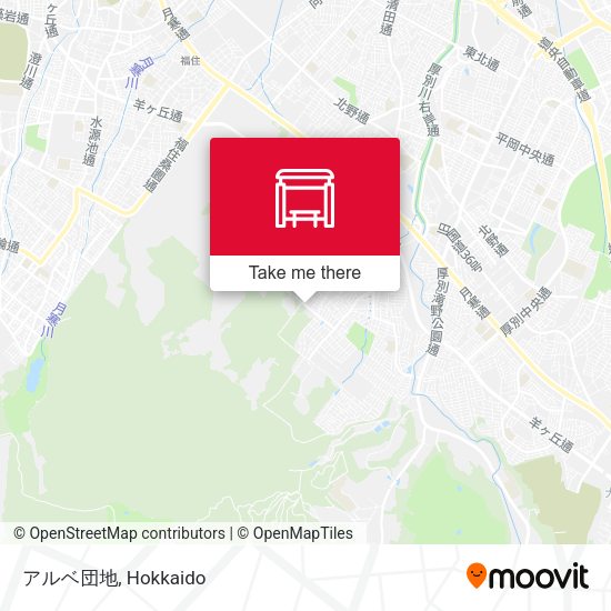 アルベ団地 map