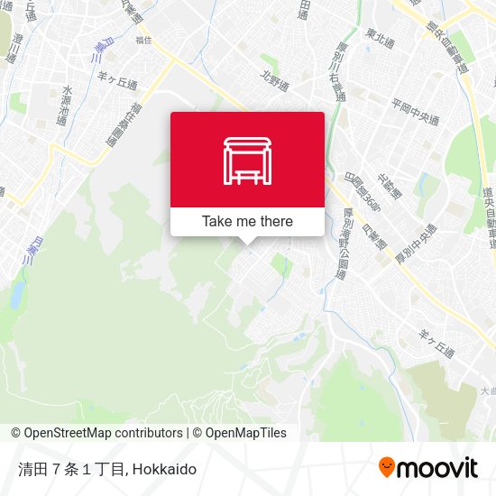 清田７条１丁目 map