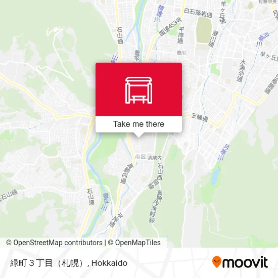 緑町３丁目（札幌） map